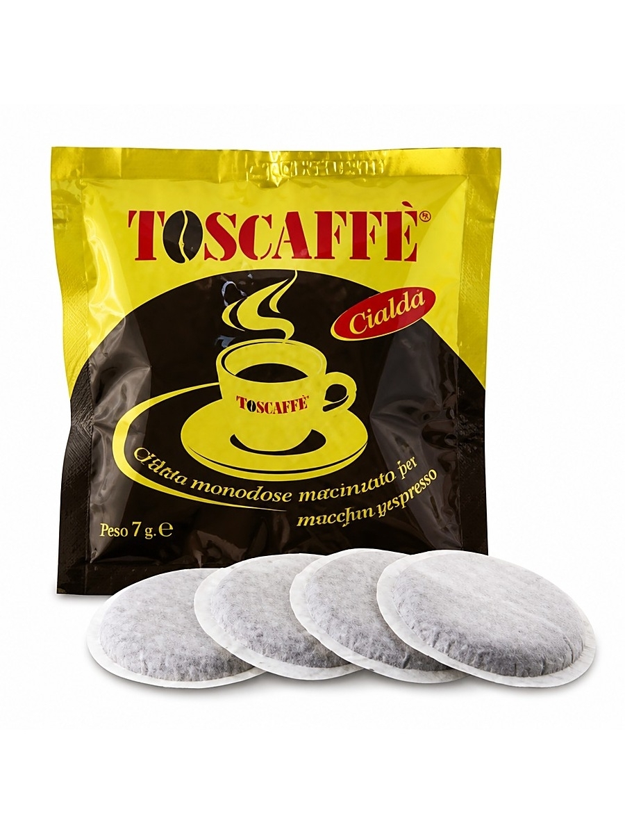Dosettes ESE - Toscaffe Oro, Toscane, 85 arabica, 25 ou 150 pieces | Barcino